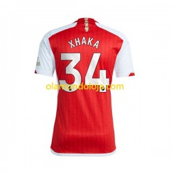 Camisola Arsenal Xhaka 34 Homem Equipamento Primeiro 2023-2024 Manga Curta